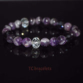 Genuine Amethyst Gemstone Beaded Women's Bracelets - FashionByTeresa